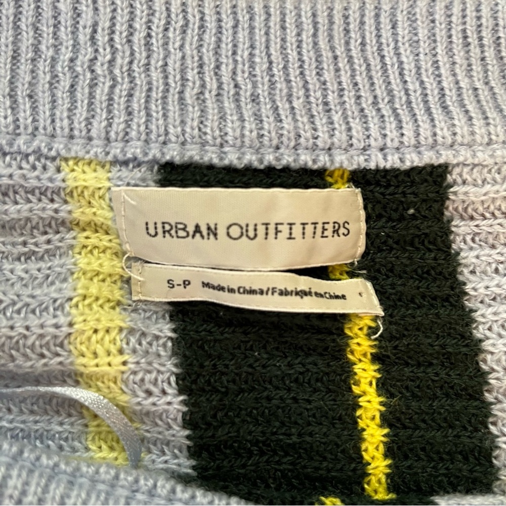 Urban Outfitters Cropped Striped Knit Sweater - Picture 2 of 5
